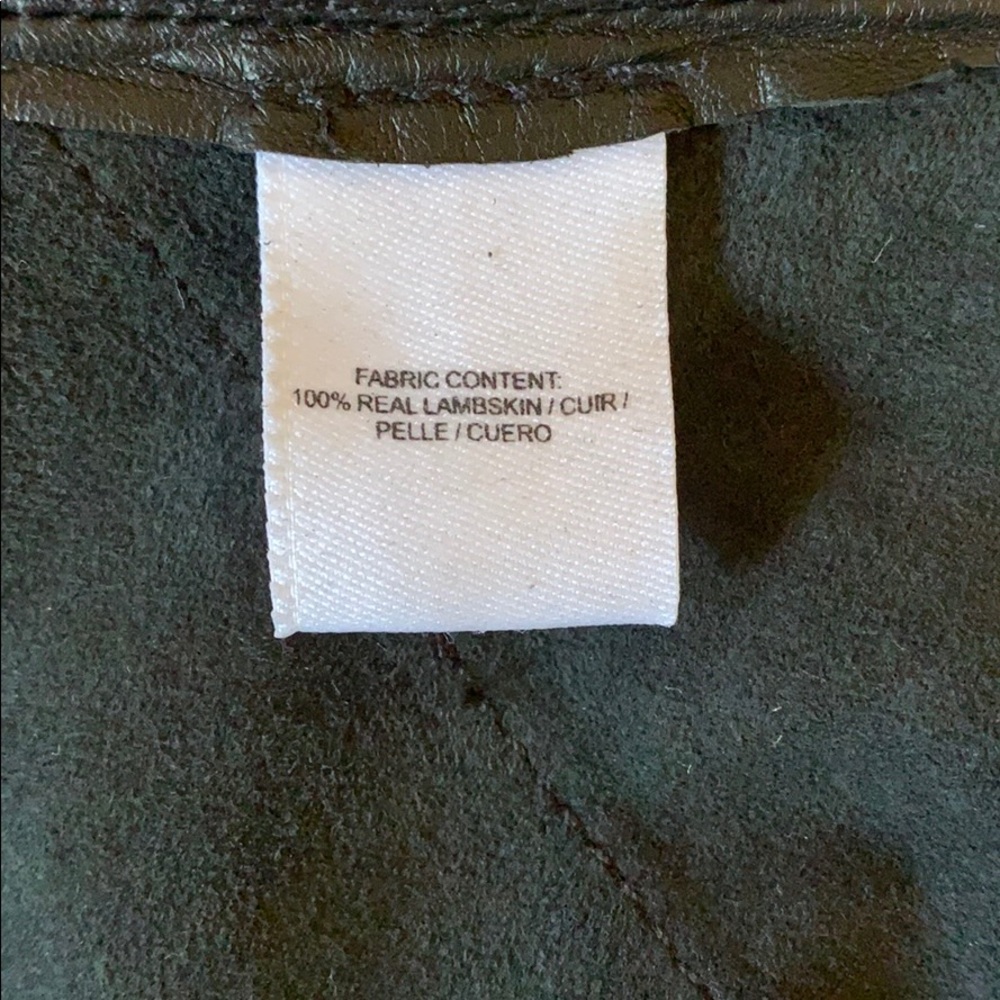 New Derek Lam Asymmetrical Lambskin Leather Top - Picture 5 of 5